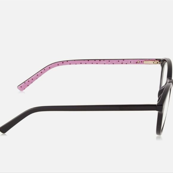 Kate Spade Kinslee Round 48MM Reading Glasses- Black main image 12
